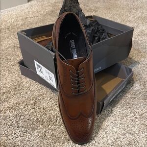 Stacy Adams Men's Brown Oxford Dress Shoes